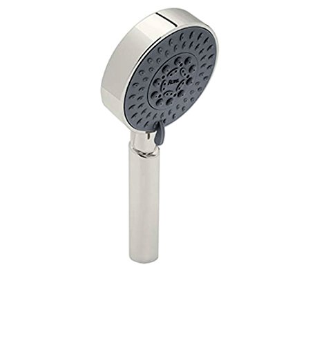 Rohl SOF136PN Ecomodern Five Function 4 Diameter Handshower with 1/2M Inlet Flexible Spray Nozzles and 1.75 Gpm Flow Rate - Made of Abs, Polished Nickel