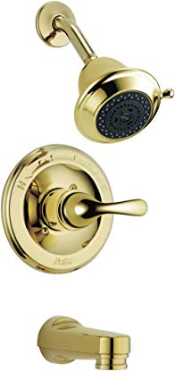 Delta Faucet T13420-PBSHCPD Classic MonitorR 13 Series Tub and Shower Trim, Polished Brass