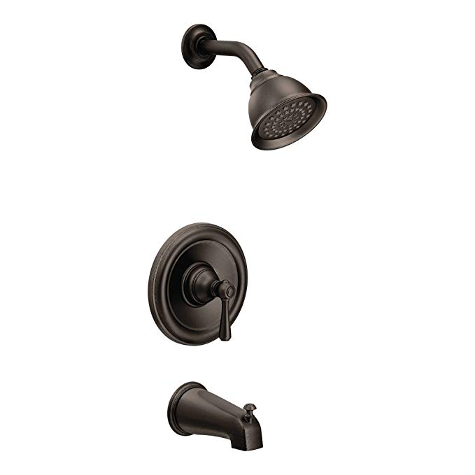 Moen T2113EPORB Kingsley Posi-Temp Tub and Shower Trim Kit without Valve, Oil Rubbed Bronze