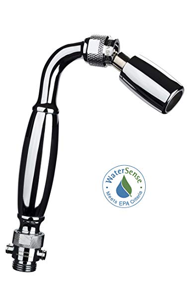 High Sierra's Solid Metal Low Flow Handheld Showerhead with Trickle Valve- WaterSense Certified 1.8 GPM. Available in: CHROME, Brushed Nickel, or Oil Rubbed Bronze