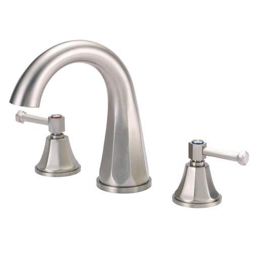 Danze D314668BNT Brandywood Two Handle Roman Tub Trim Kit, Brushed Nickel, Valve Not Included