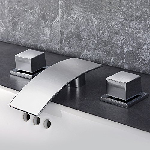 Dr Faucet Deck Mounted Hotel Simply Fashion Design Waterfall Bathroom Bathtub Hot & Cold Water Faucet Dr-4837