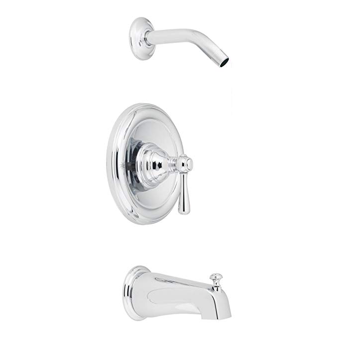 Moen T2113NH Kingsley Posi-Temp Tub and Shower Trim Kit without Valve, Chrome
