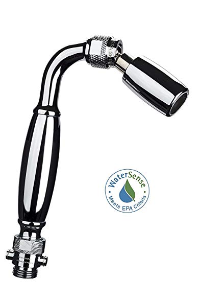 High Sierra's Solid Metal Low Flow Handheld Showerhead with Trickle Valve- WaterSense Certified 1.5 GPM. Available in: CHROME, Brushed Nickel, or Oil Rubbed Bronze