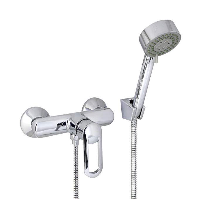 MODONA European Style Shower Mixer with Hand Held Shower Set – Single Handle - Oval Series