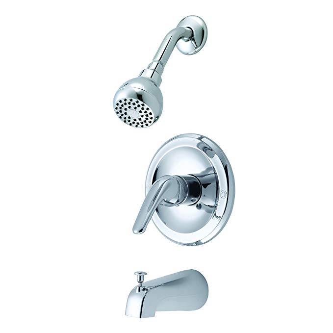 Aqua Plumb 1550221 Single-Handle Tub/Shower Polished Chrome Faucet